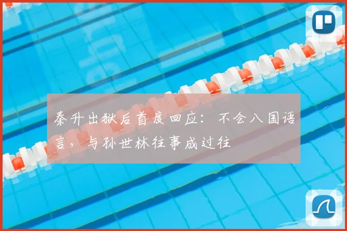 秦升出狱后首度回应：不会八国语言，与孙世林往事成过往